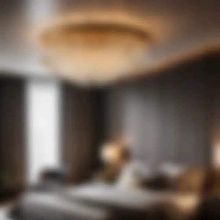 Sleek Lighting Fixture for Modern Bedroom Ambiance Chic and Stylish Bedroom Lighting Fixture