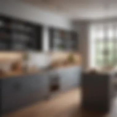 Ergonomically designed kitchen workspace enhancing functionality