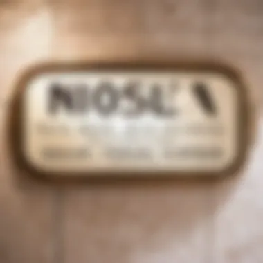 Detailed Art Deco Bathroom Sign