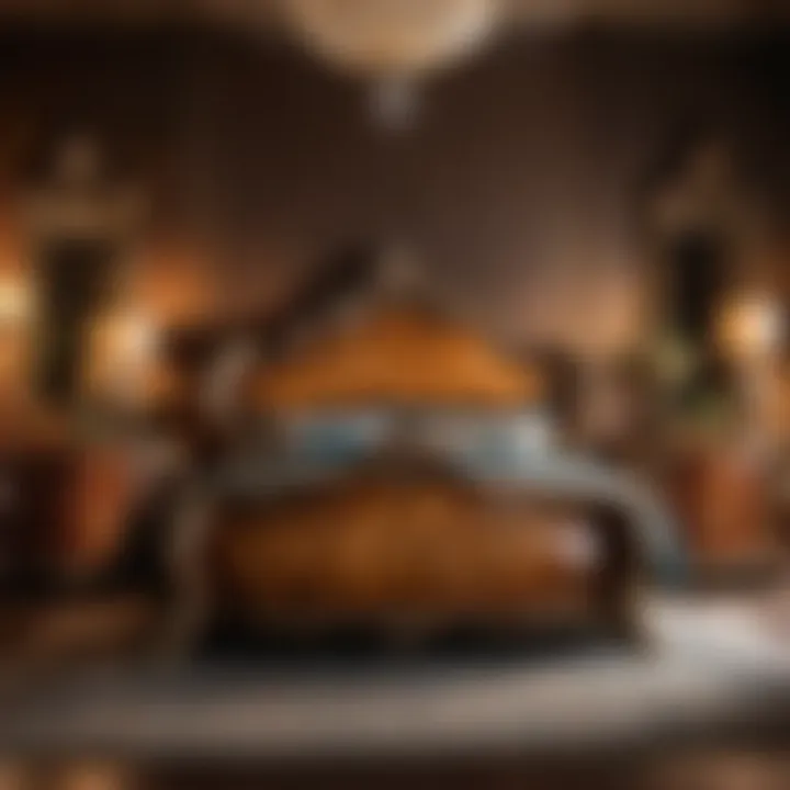 Detailed craftsmanship of the Acme Dresden bedroom set