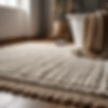 Detailed Stitching of Grund Puro Bath Rug Detailed Stitching of Grund Puro Bath Rug