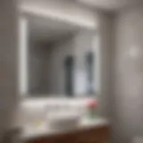 Modern bathroom with ventilation system