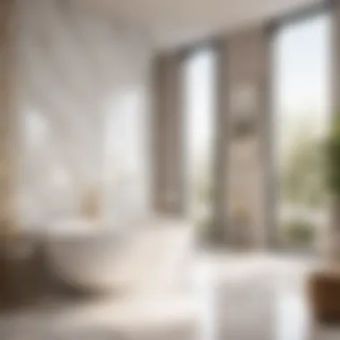 Elegant Marble Accents in Bathroom Remodeling Luxurious bathroom with marble accents