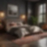 Cozy bedroom featuring a perfectly sized rug