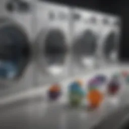 A scale showing different laundry pod amounts for various loads