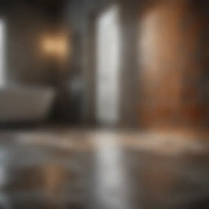 Craftsmanship in tile installation showcasing precision