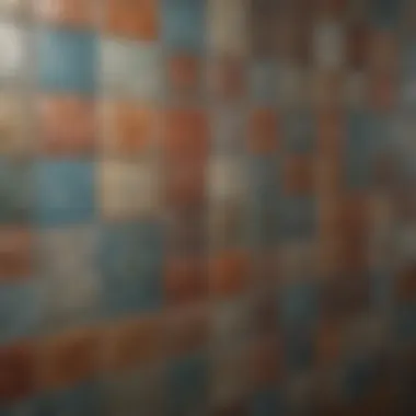 Elegant tile display showcasing various textures and colors