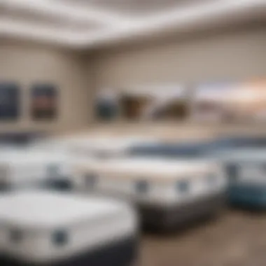 Variety of Mattress Brands in Spacious Showroom