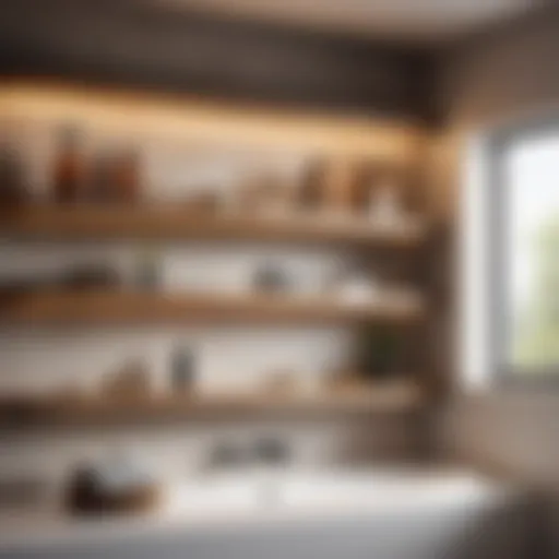 DIY Bathroom Floating Shelves - Materials