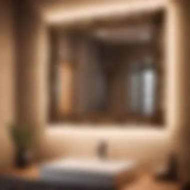 Craftsmanship in DIY Bathroom Mirror Framing DIY Bathroom Mirror Framing