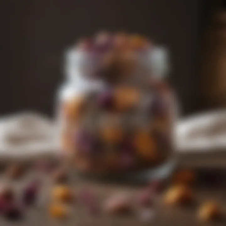 Homemade Potpourri Blend for Personalized Fragrance DIY Potpourri Jar in Bedroom