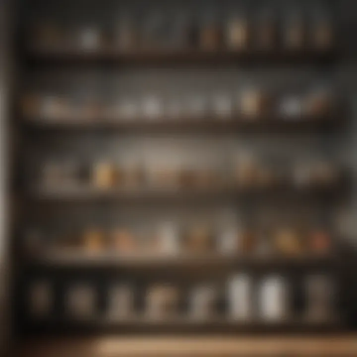 Step-by-step guide to building shelves with materials laid out