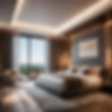 Dual master bedrooms with integrated tech features