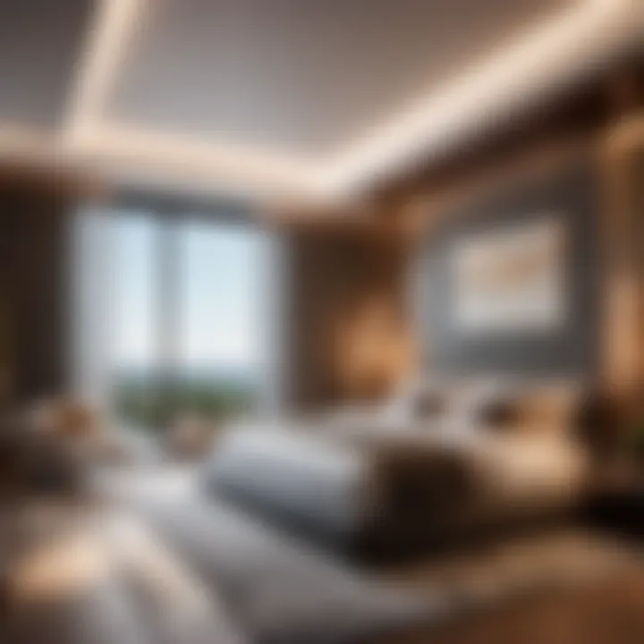 Dual master bedrooms with integrated tech features