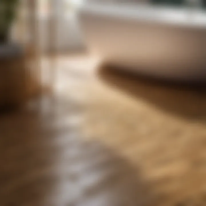 Durable Bamboo Bathroom Runner