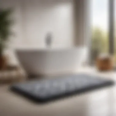 Invest in Durability with All Cotton Contour Bath Rug Durable Construction of All Cotton Contour Bath Rug
