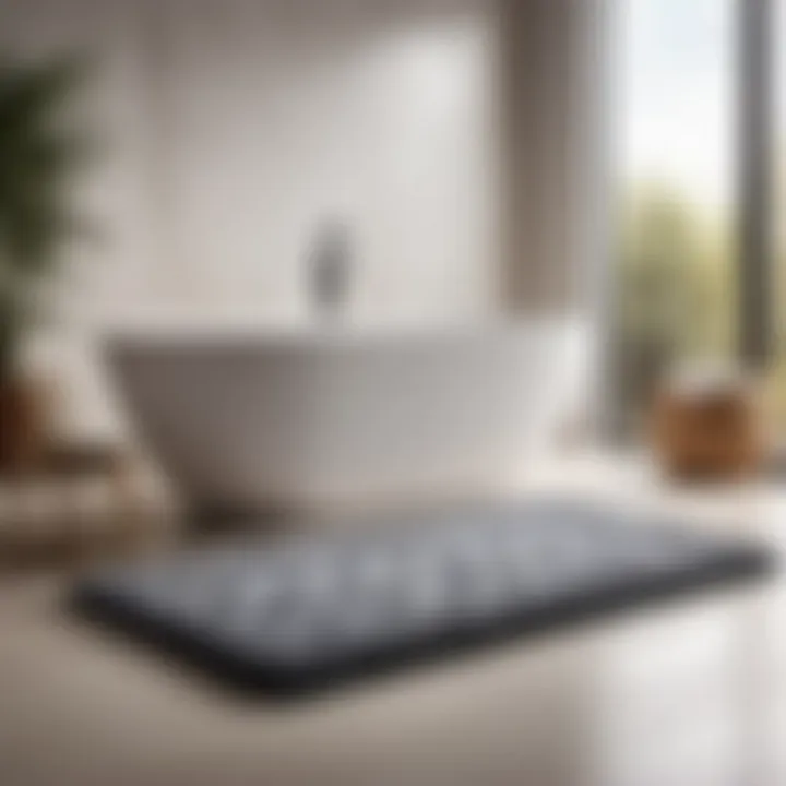 Invest in Durability with All Cotton Contour Bath Rug Durable Construction of All Cotton Contour Bath Rug