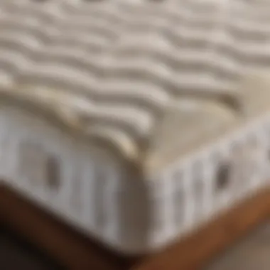 Quality Materials Ensuring Longevity Close-up of durable construction materials for twin mattress platform base