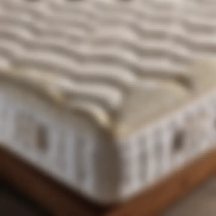 Quality Materials Ensuring Longevity Close-up of durable construction materials for twin mattress platform base
