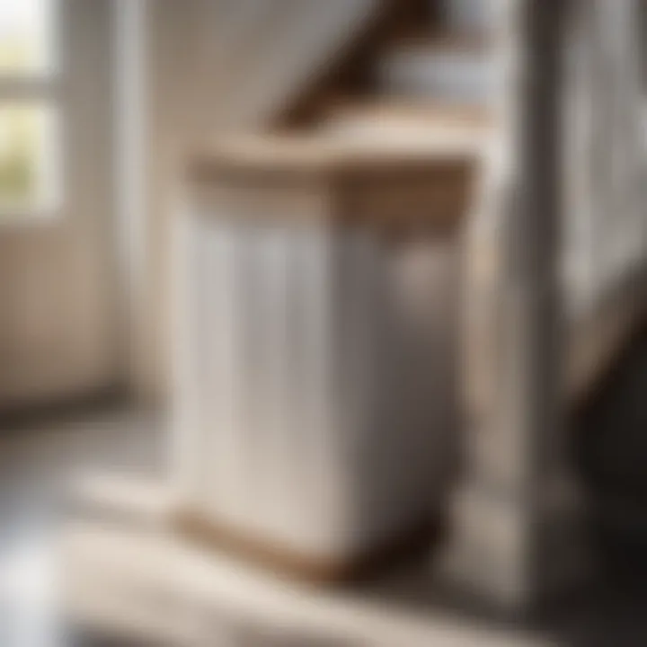 Durable and Stylish Laundry Hamper for Stairs