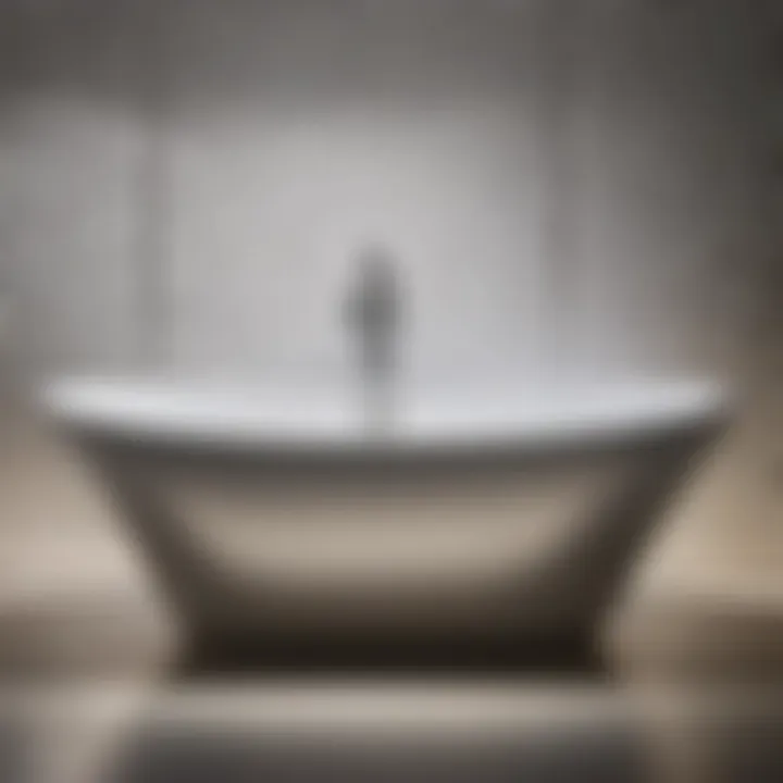 Exquisite Craftsmanship of the Duravit Starck Bathtub Close-up of Duravit Starck Bathtub's High-Quality Material