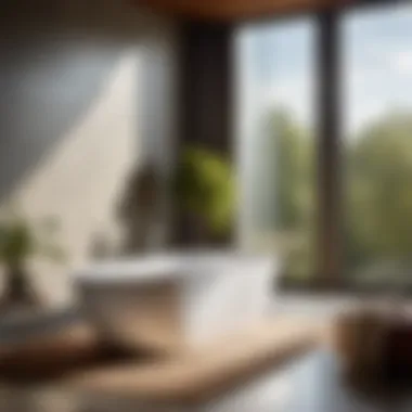 Luxurious Duravit Starck Bathtub in a Contemporary Bathroom Elegant Duravit Starck Bathtub in Modern Bathroom Setting