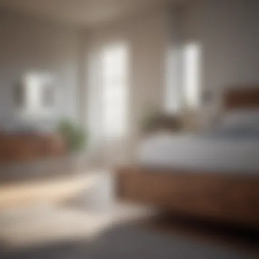 Aesthetically Pleasing Dyson Air Purifier Sleek Dyson air purifier designed for bedroom aesthetics
