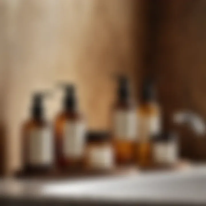 Apothecary Bathroom Set with Organic Earthy Scents