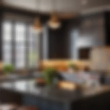 Eclectic Cityscape Inspired Kitchen