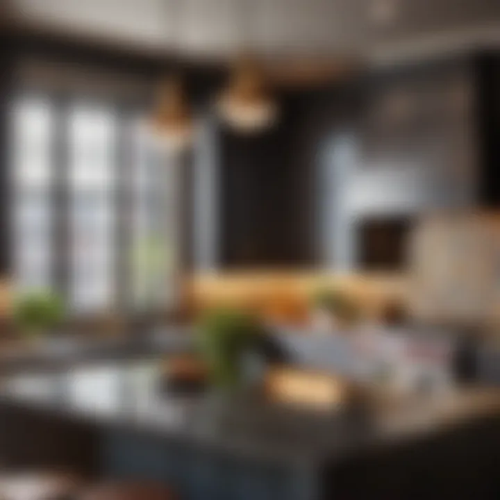 Eclectic Cityscape Inspired Kitchen
