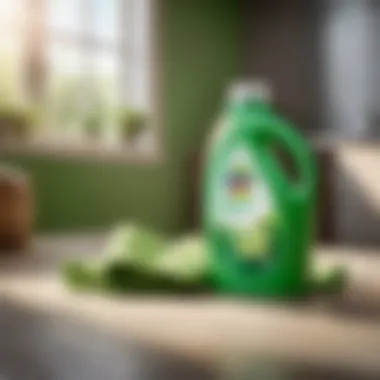 Eco-Conscious Environmental Impact 7th generation laundry detergent impact on the environment visualized through green earth