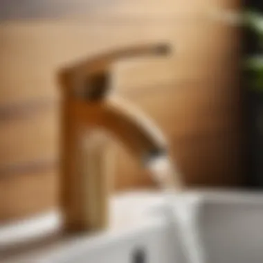 Sustainable Bamboo Faucet Handle Design Eco-Friendly Bamboo Faucet Handle