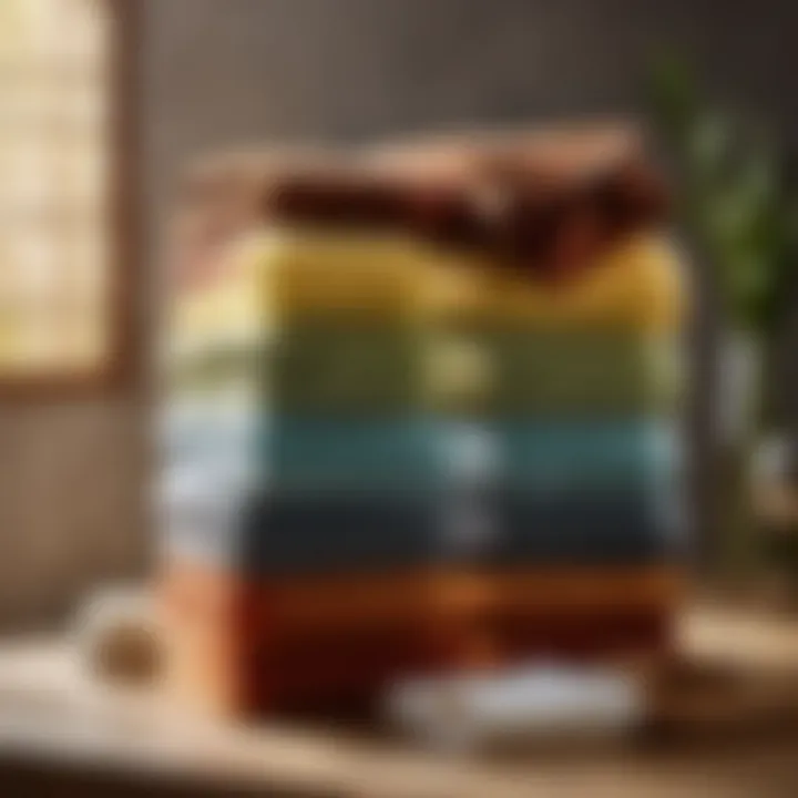 Eco-Friendly Bamboo Towel Stack