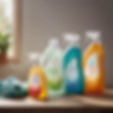 Sustainable Detergent Selection for Laundry Various eco-friendly detergent options for laundry