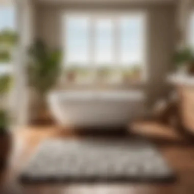 Natural Fiber Oversize Bath Rug for Eco-Friendly Choice