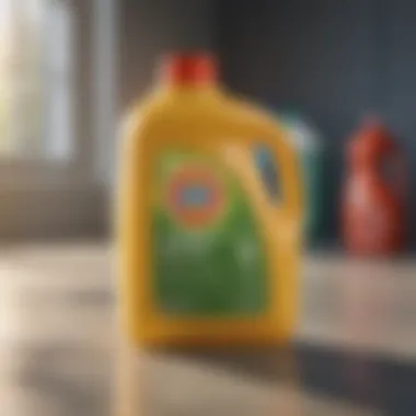 Sustainable Packaging Eco-friendly packaging of laundry detergent