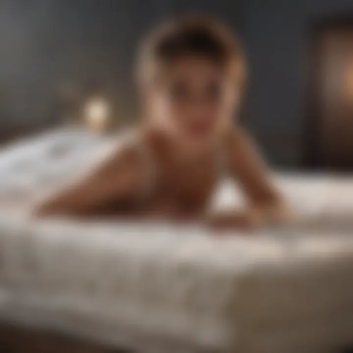 Visual representation of economic factors in mattress production