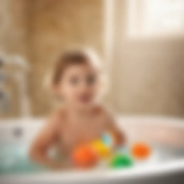 Interactive bath toy for educational play