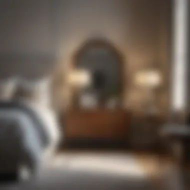 Thoughtful furniture arrangement enhancing bedroom functionality and aesthetic
