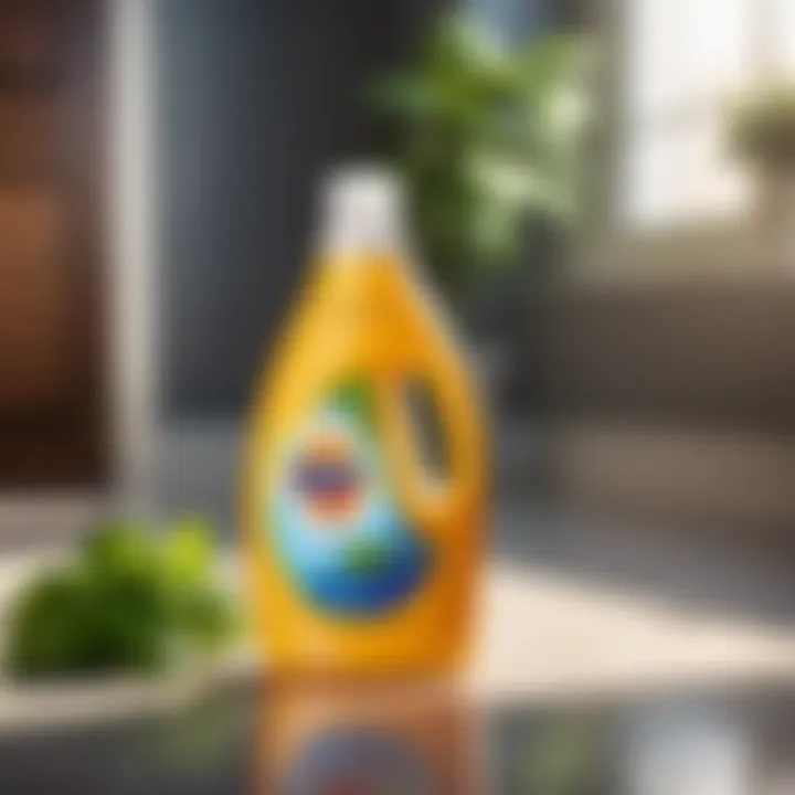 Effective Cleaning Power Effective cleaning power of Meyers Basil laundry detergent