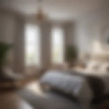 Harnessing Technology to Regulate Temperature Smart thermostat controlling bedroom temperature