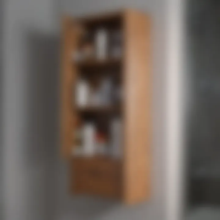 Vertical Storage Solutions for Efficiency Vertical storage solutions in a compact bathroom cupboard
