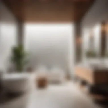 Fresh and clean bathroom environment after mold removal