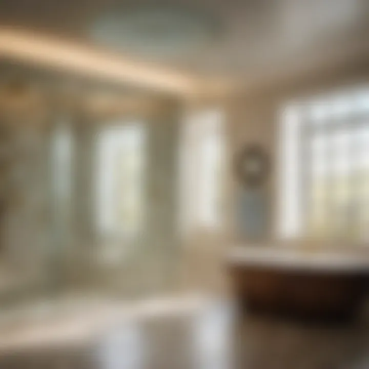 Preventing mold recurrence on bathroom ceiling