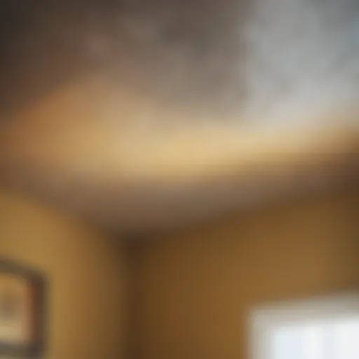 Essential Tools for Mold Removal in Bathroom Ceiling Mold removal tools on bathroom ceiling