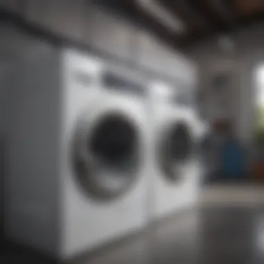 Smart laundry technology in a compact travel setting