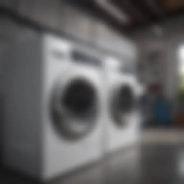Smart laundry technology in a compact travel setting