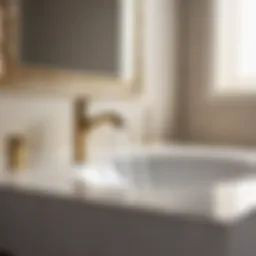 Efficient Cleaning of Bathroom Sink