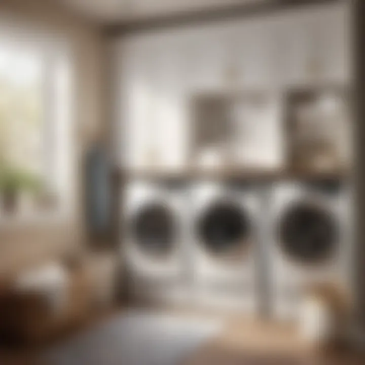 Efficient Laundry Room Organization Illustration