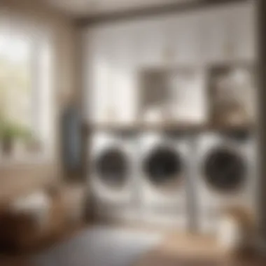 Efficient Laundry Room Organization Illustration Efficient Laundry Room Organization Illustration
